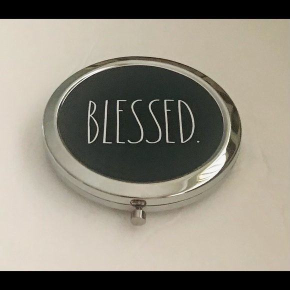 New Rae Dunn Compact Mirror Blessed - Picture 7 of 11